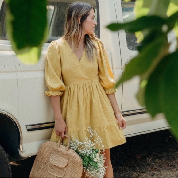 •NWOT Carly Jean Los Angeles FERN Dress. - Picture 2 of 12